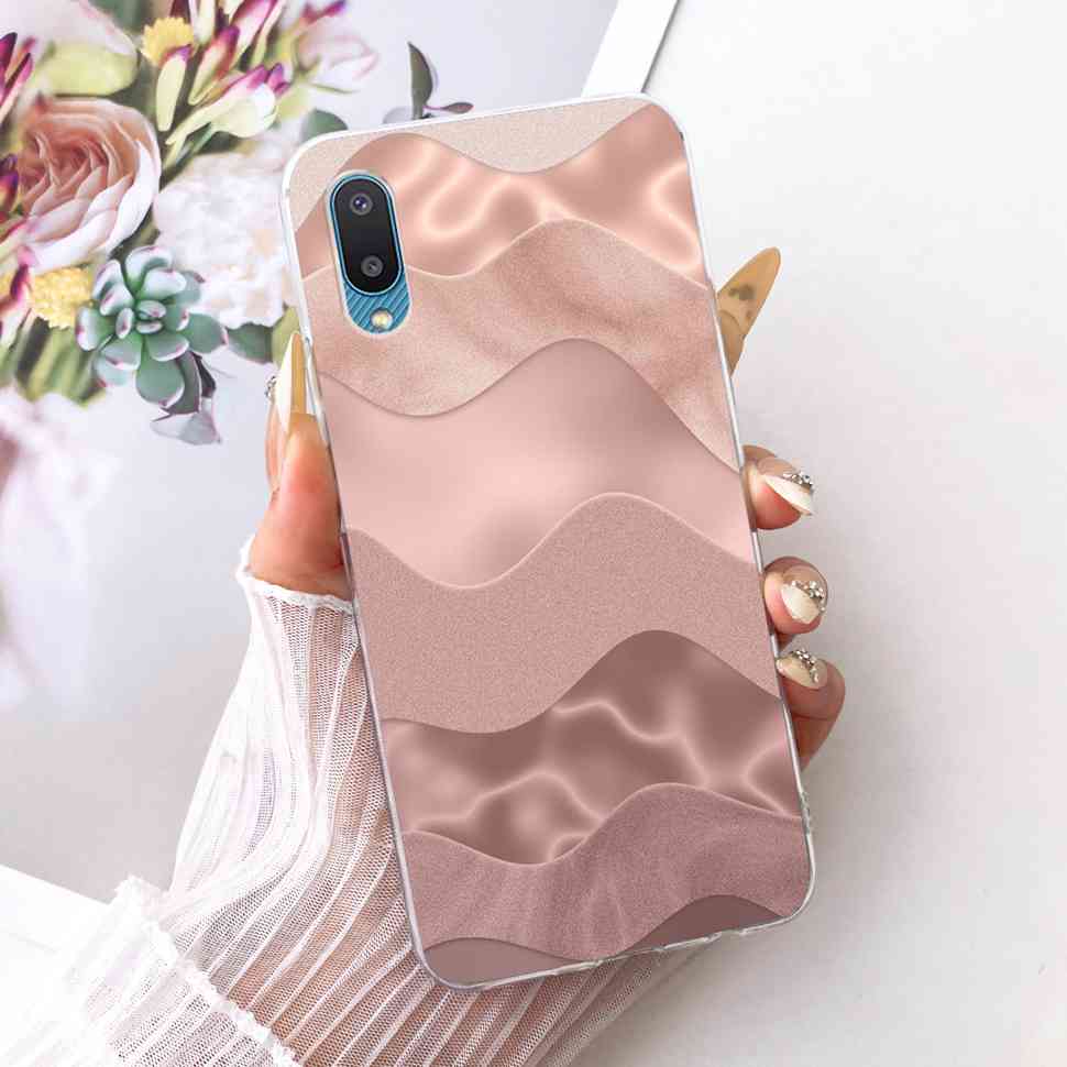 For Samsung Galaxy A02 Case SM-A022F Soft Silicone Colorful Painted Cover Case For Samsung A02 A 02 Galaxy M02 M022F Fundas Bags