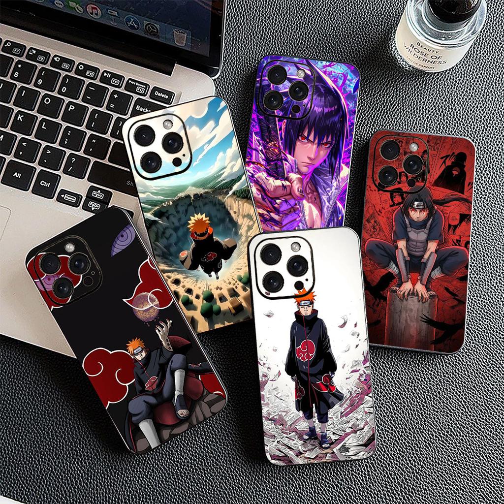 Casing for Apple iPhone 17 Pro XS Max Air 6 7 8 Plus 5 + SE 2022 SE2 16E Phone Cover Protective Case Pain Uchiha Sasuke Narutos