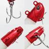30g/108mm Artificial Soft Bait Mackerel Feathers Zinc Alloy Jig Head Lure  Lead Fishing Hook