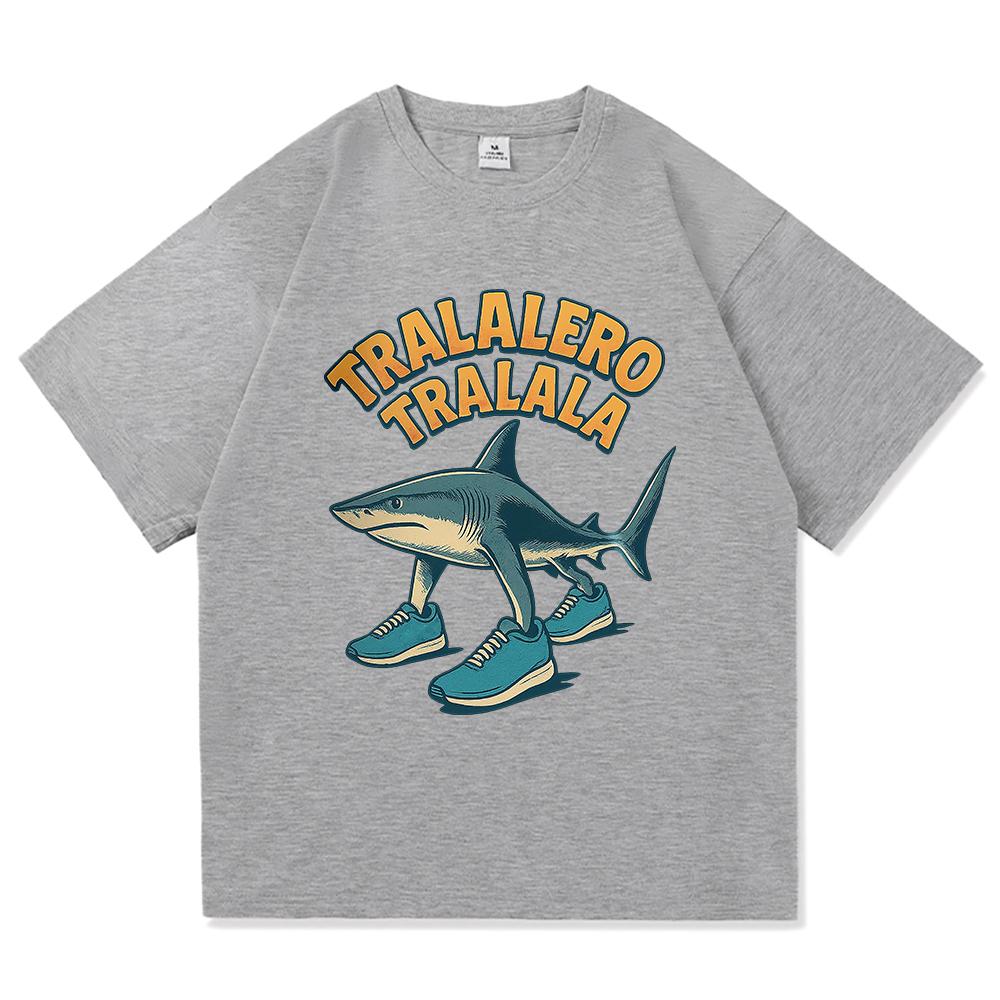 Brr Brr Patapim T Shirt Unisex Funny Italian Brainrot Meme Tshirt Cool Bombardiro Crocodillo Tralalero Tralala Cotton Tees Shirts