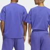 adidas Originals Men's Neuclassics Trefoil Logo Oversized T-Shirt Purple HF9948