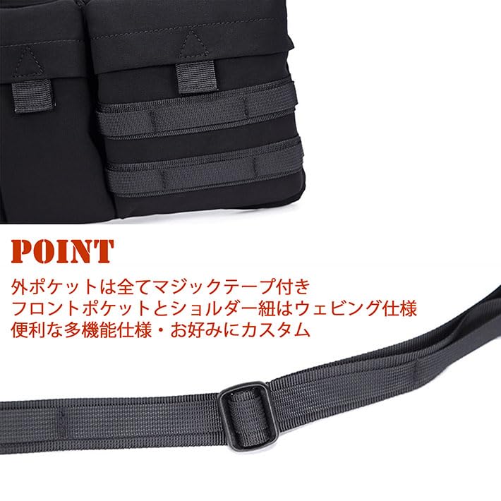 LTG Sacoche Body Bag for Men and Perfect for Outdoor 7987314 MA-1 Military-Style Women, One-Shoulder, Crossbody, Water-Repellent, Activities,