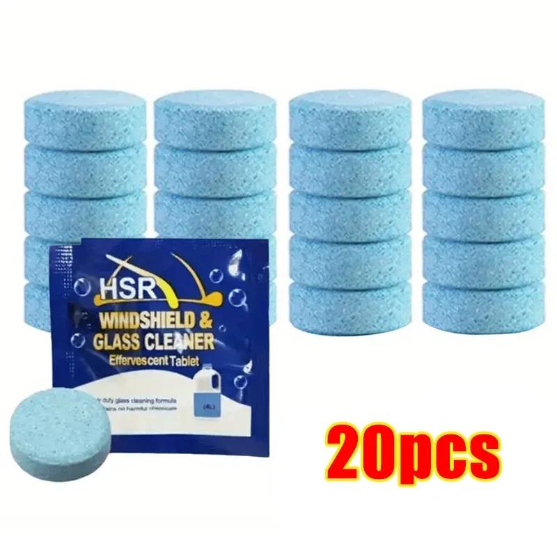 

20/40 шт. Твердые концентрированные шипучие таблетки для чистки автомобильных стекол, кухонных окон, туалетов