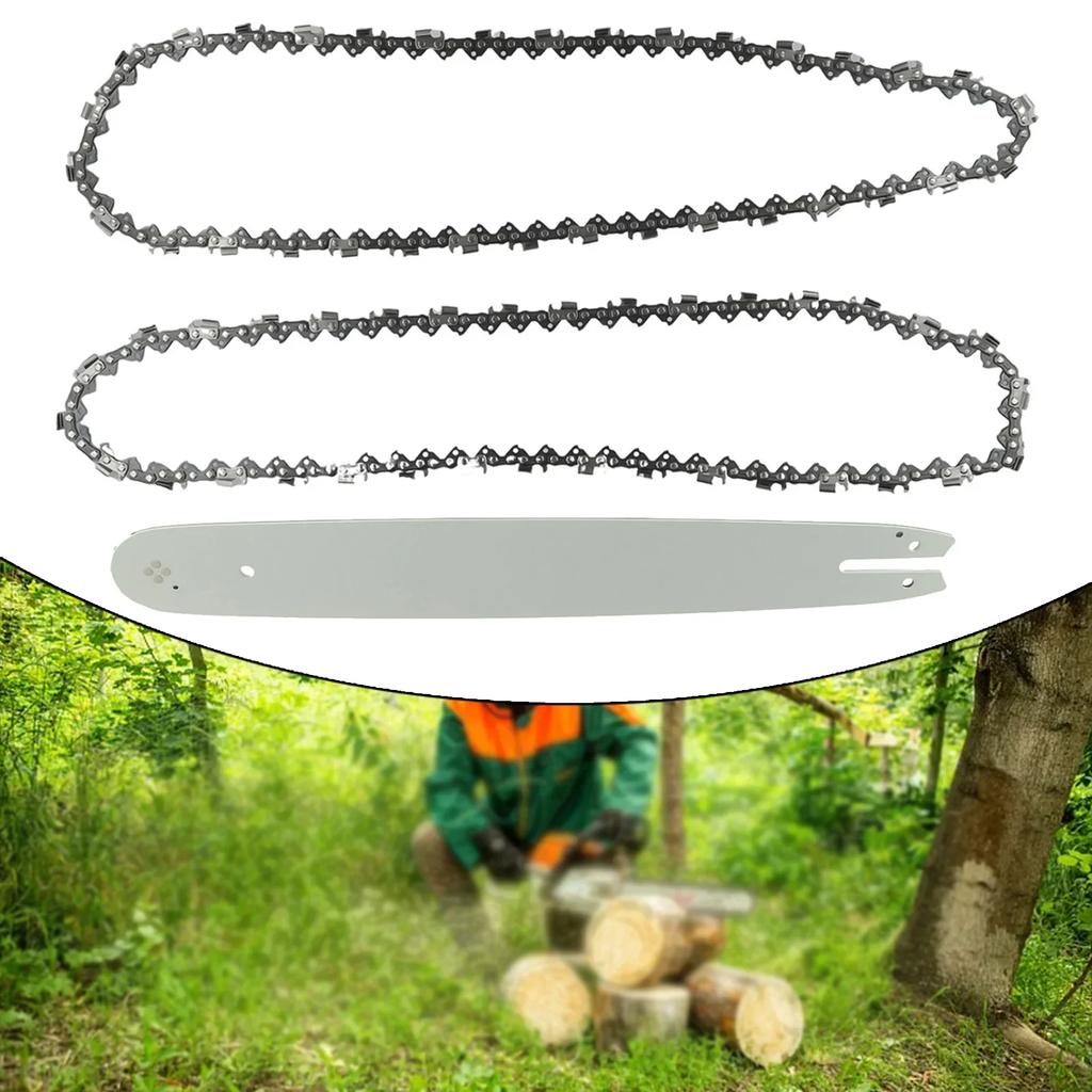 18 Inch Chainsaw Guide Bar Saw Chain 0.063 0.325 68 Drive Link Chainsaw Blade For Stihl MS 250 251 Electric Saw Accessory Garden
