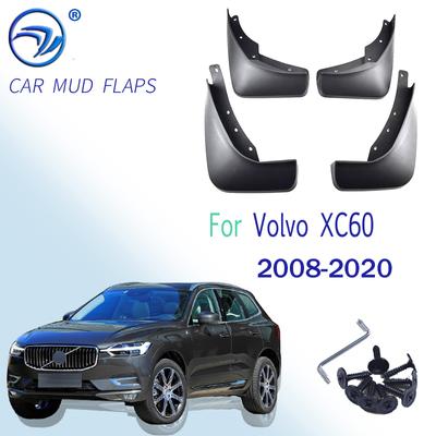 4 Stuks Voor en Achter Auto Spatlappen Voor Volvo XC60 2008- Spatlappen Spatbeschermers Spatlap Spatschermen Accessoires 2009 2010 2011 2012