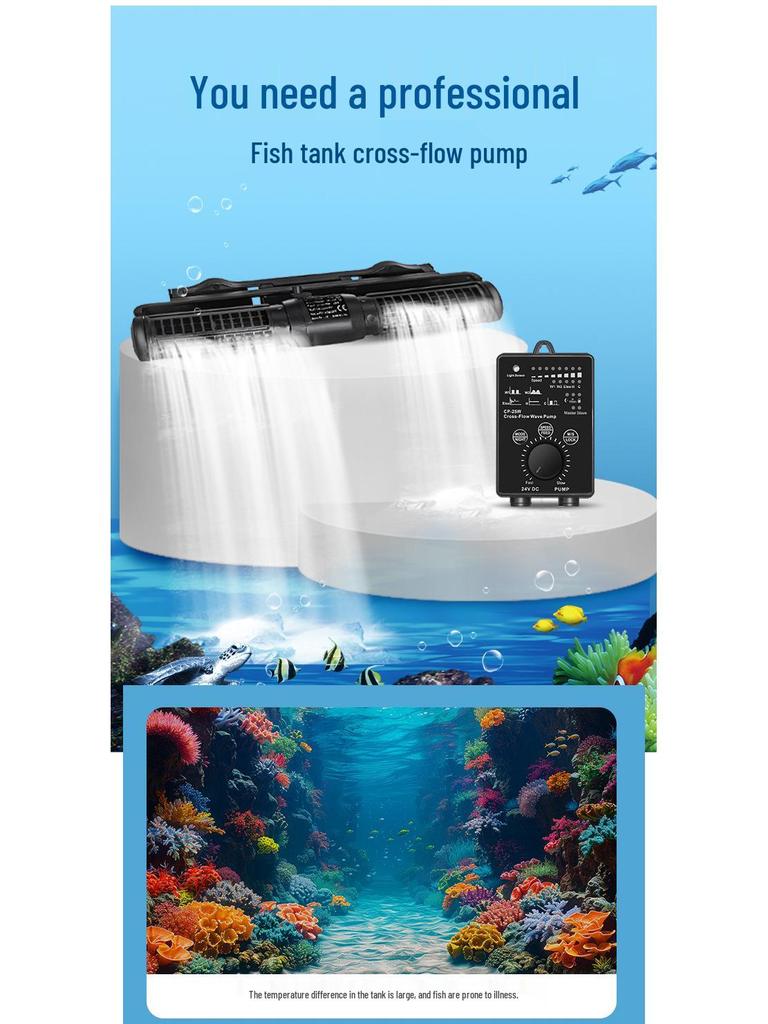 Aquarium Strömungspumpe: Leise Magnetische Saugpumpe für Salzwasser-Korallenbecken