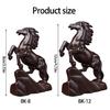 Wood Horse Statues Handmade Horse Figurine Sculptures Home Decors Table Ornament Collectible Figurines Gift Women Men