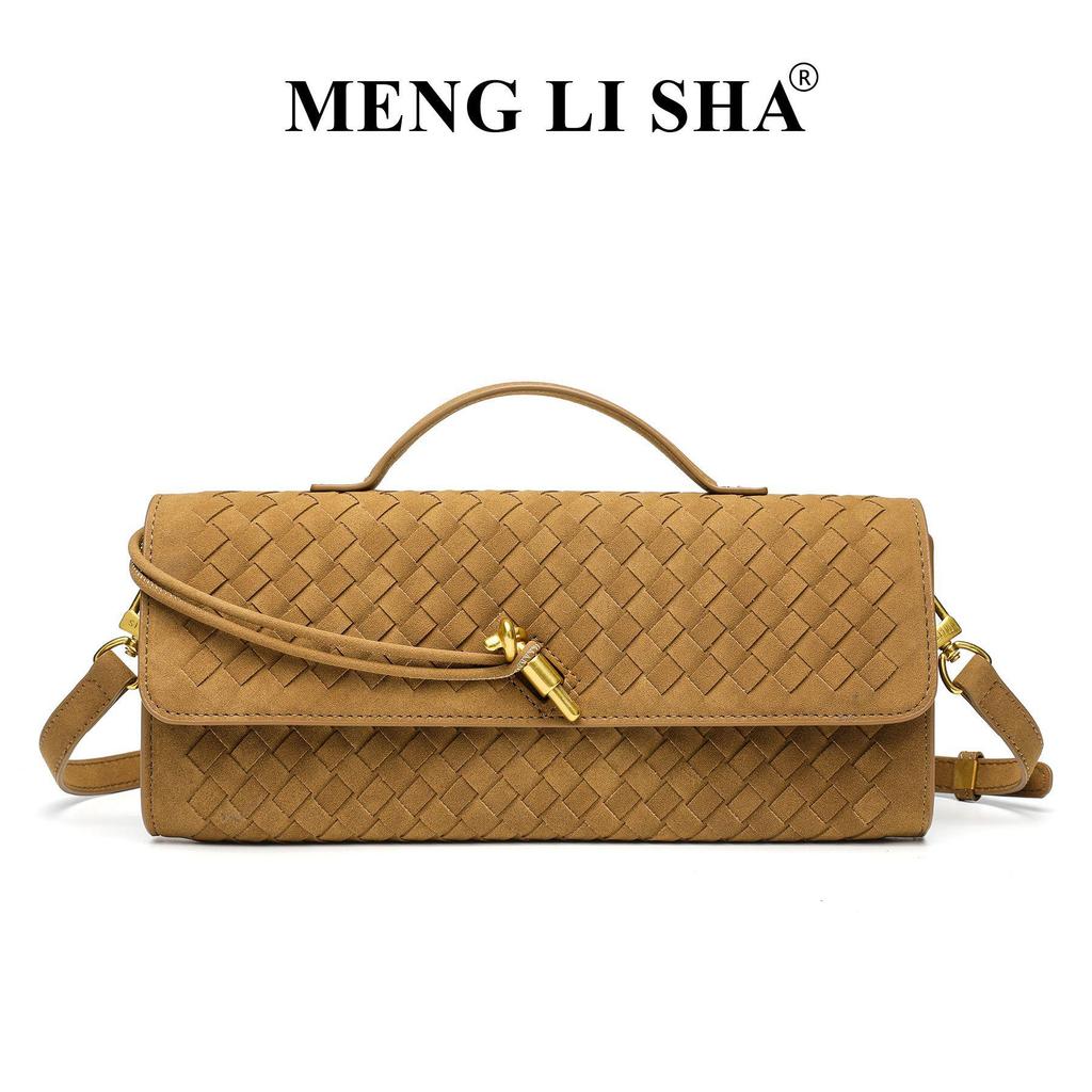 New Suede Hand-Woven Crossbody Shoulder Bag - Versatile Autumn/Winter Handbag