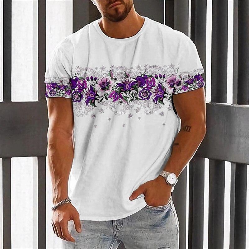 

Мужская футболка с 3d простым принтом и короткими рукавами, рубашка с круглым вырезом, летняя повседневная футболка для мужчин, модный топ, мужская одежда большого размера