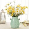 1/5Pcs White Daisies Artificial Flowers Bouquet Fake Flowers Garden Home Room Decor Party Wedding Decoration DIY Vase Ornament