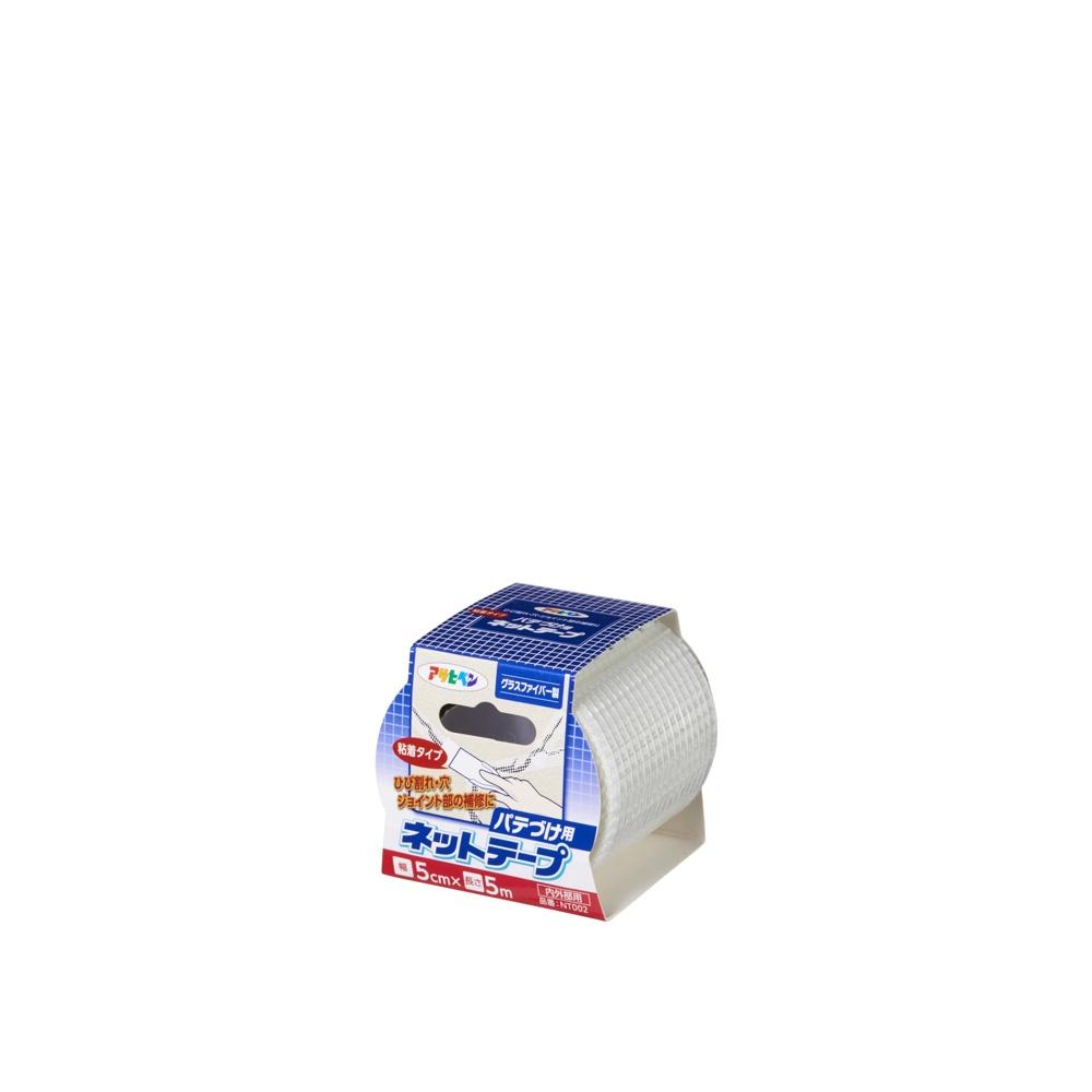 

Asahipen Wall Hole Repair Tape Net for Putty Applying Width 5cm x Length 5m NT002 Made of Glass Fiber Adhesive Type Cracks Groundwork Filling