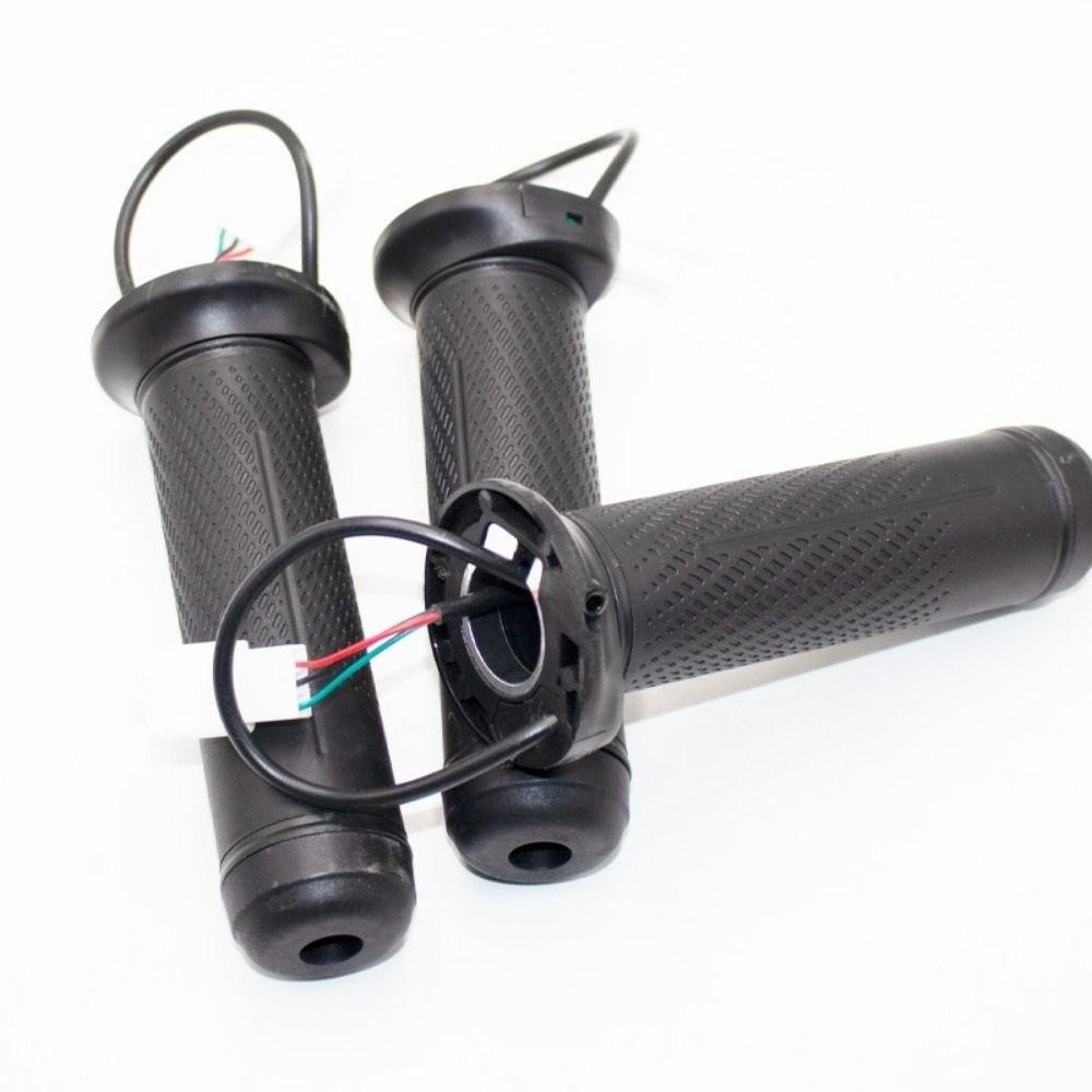 Waterproof Electric Bike Throttle Handlebar Black Electric Scooter Throttle Handle