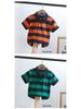 Kids' Korean Striped Cotton Polo Shirt: Short-Sleeved T-Shirt for Boys, Sizes 0-16, Summer Children's Clothing
