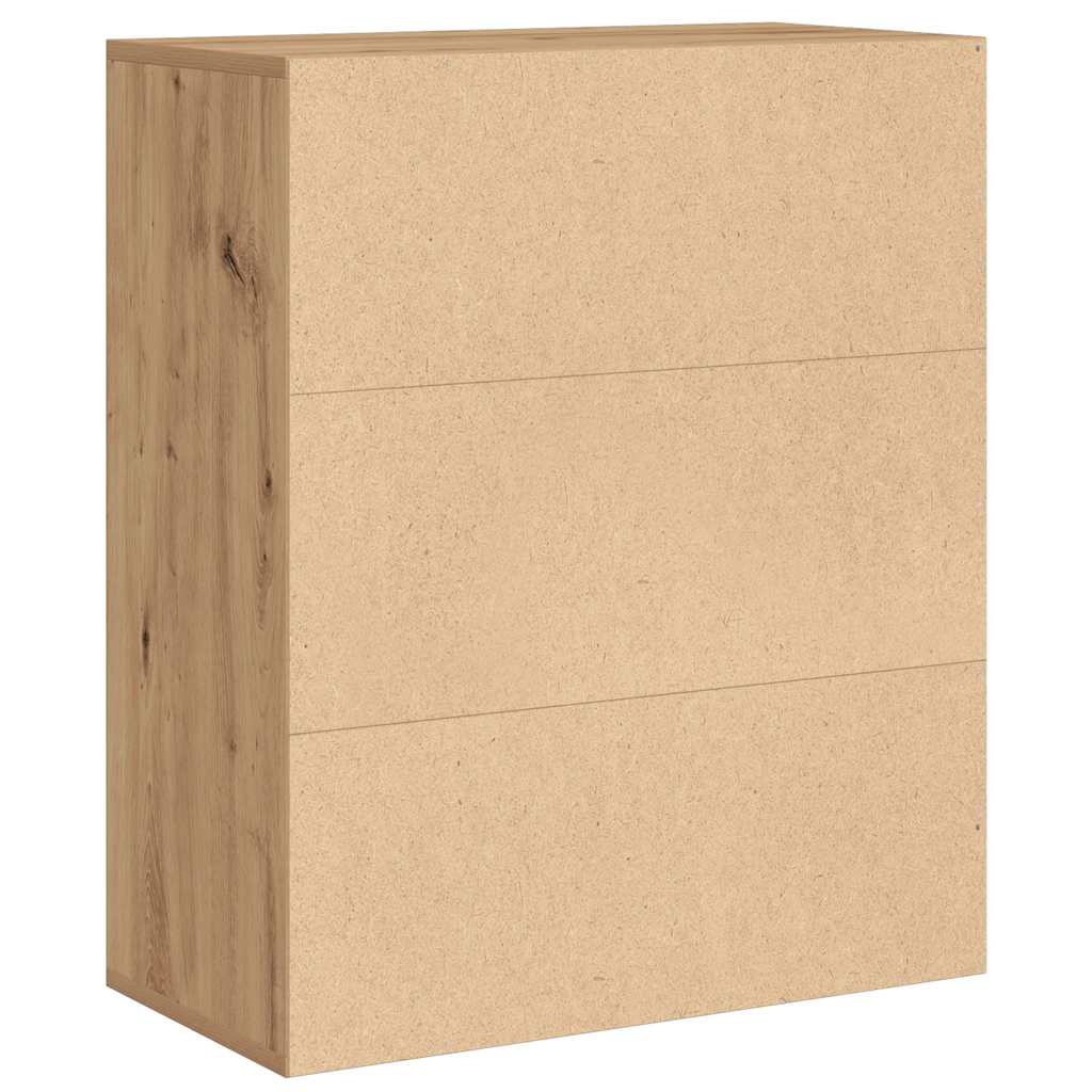 Bookshelf Artisan Oak 60 x 30 x 71.5 cm Engineered Wood