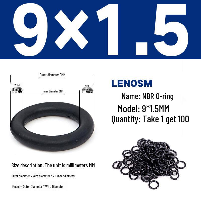 High-Pressure NBR Nitrile Rubber O-Ring Seal - Wear & Oil Resistant