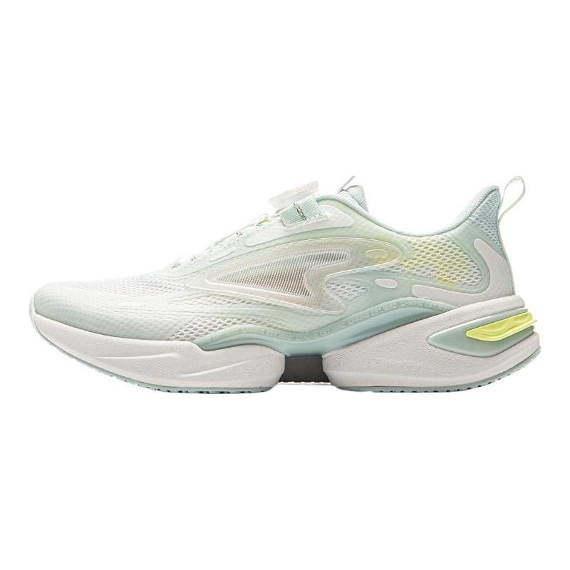 Li-Ning YOUNG Sports Lifestyle Series Synthetic Leather Fabric Stylish Versatile Soft Low Top Kids Casual Shoes White YKCV068-2 35