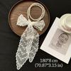 Fairy Lace Headband French Neckerchief Summer Hair Ribbon  for Women
