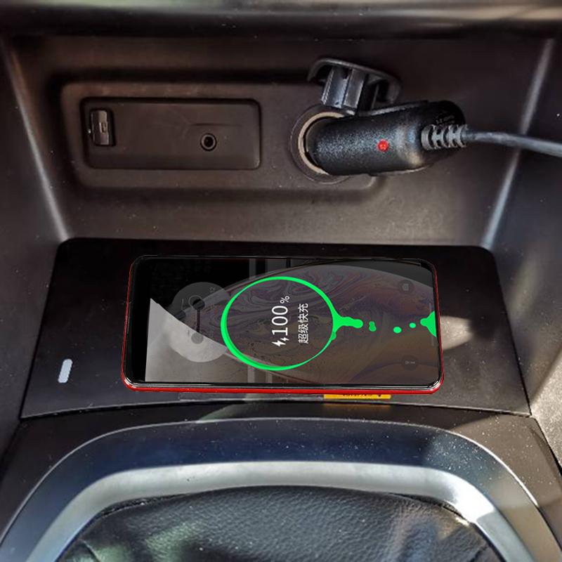 15W Car wireless charger center console phone charger charging pad plate charging holder for Renualt Megane 4 Megane 5 2015-