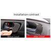 Carbon Fiber Driver Interior Handle Sticker Trim For Honda Pilot 2016-