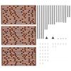 Privacy Screen 100 X 50 X 180 Cm Weather Resistant Steel Rust Look