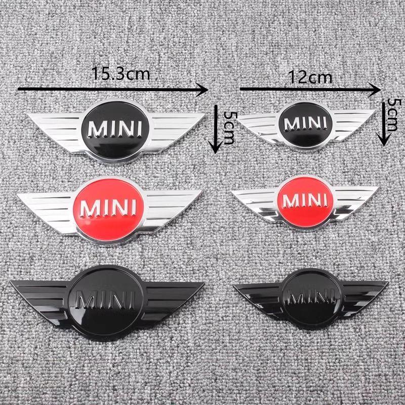 Metal front and rear emblem decoration, suitable for mini BMW Cooper R55 R56R50 R60R61 replacement emblem car styling accessorie