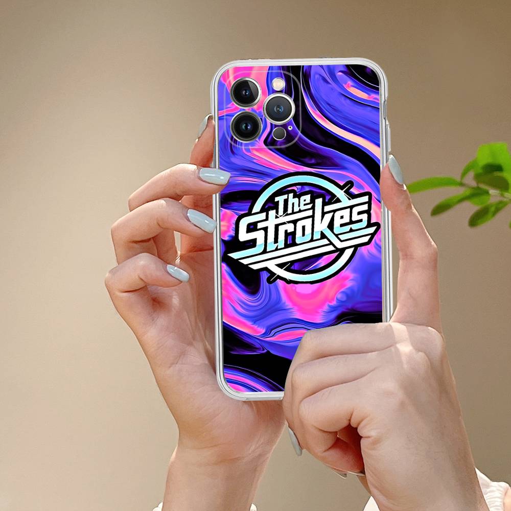 

Rock Band The S-Strokes For IPhone 17 16 15 14 13 12 11 Pro Max Plus Transparent Soft TPU Phone Cover iPhone 17 Air