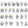 Classic 26 Letters Charm Bead Charms Bead Charms Copper Compatible With Authentic Bracelets Charm Diy for Women Fine Jewellery Bead Gift