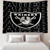 1PC Raiders Team Spirit Printed Tapestry Room Decoration Wall Hanging for Living Room Bedroom, dormitory, Birthday and Christmas gifts
