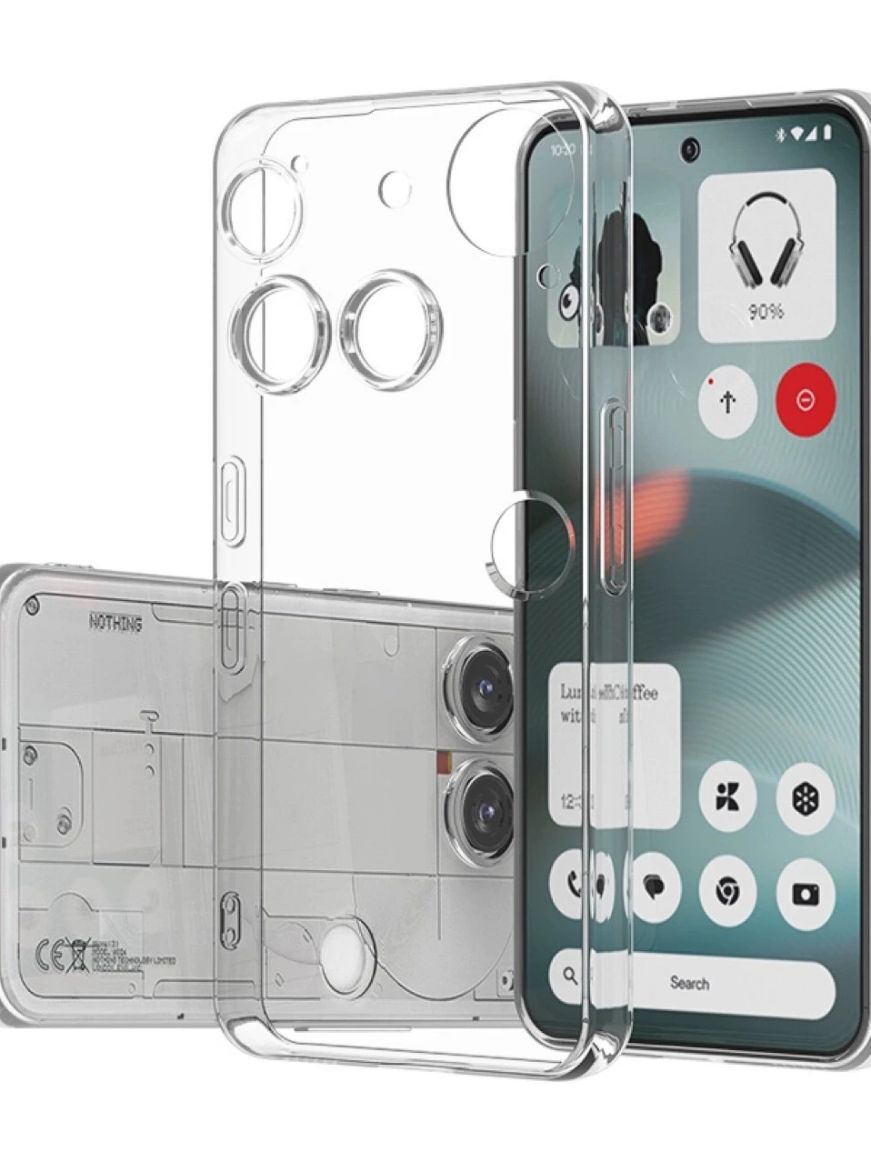 Простой тонкий мягкий прозрачный чехол из ТПУ для Nothing Phone 3 NothingPhone3 G Чехол Fundas Capa Nothing Phone (3)