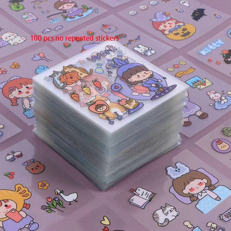 Cute Cartoon Waterproof Pet Stickers For Notebook And Phone Decoration 20 Unique Designs