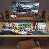 Shaun the Sheep Color Mouse Pad Large Gaming Table Cushion Non-slip Laptop Tablet Big Mousepad XXL Mat Mini PC Playmat With Lock edge