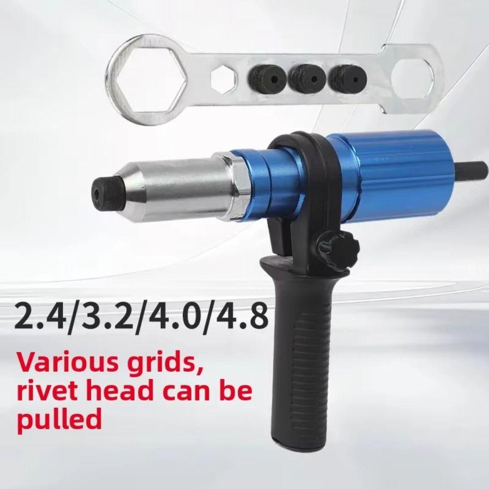 Aluminium Zink Zinklegierung Elektrischer Niethefter 2,4 mm - 4,8 mm Zugnietwerkzeug DIY-Projekte