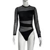 High Waist Mesh Thin Shapewear Seamless Underwear for Women Long Sleeve Lace Jumpsuit  Gifts