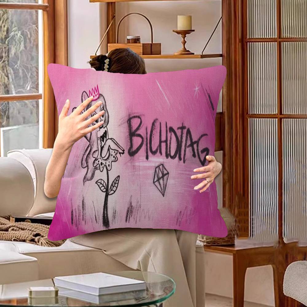 Karol G Manana Sera Bonito Pillow Anime Pillow Sofa Bed Head Pillow Cover Cushion Cover 45x45 Cm Fashion