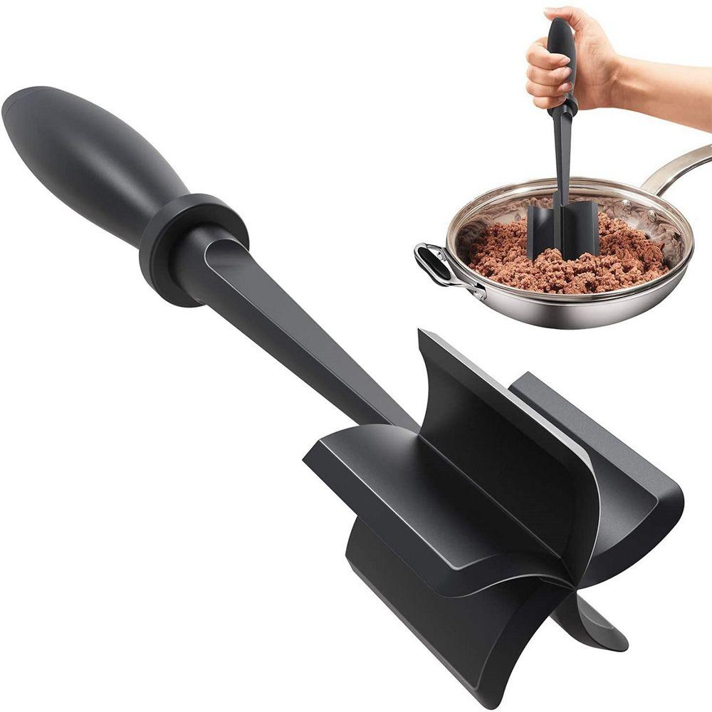 Handheld Kitchen For Hamburger Meat Ground Beef Turkey Home Food Tool Cookware Meat Chopper Masher