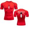 Anime Kompressionsshirt für Herren, Druck, atmungsaktiv, Fußball, Fitness, enge Sportbekleidung, Althletic, schnelltrocknend, Rash Guard, Fitnessstudio, Reitoberteile