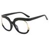 New Yingling Fashion Glasses Trend Owl Lenses Optical Anti-Blue Light Flat Mirrors