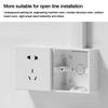 New PVC Switch Installation Box White 86 Type Switch Socket Box 33/50mm Junction Outfit Box
