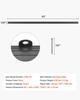 Metal Landscape Edging 10Packs 60in Rust-Resistant Bendable for Yard Garden