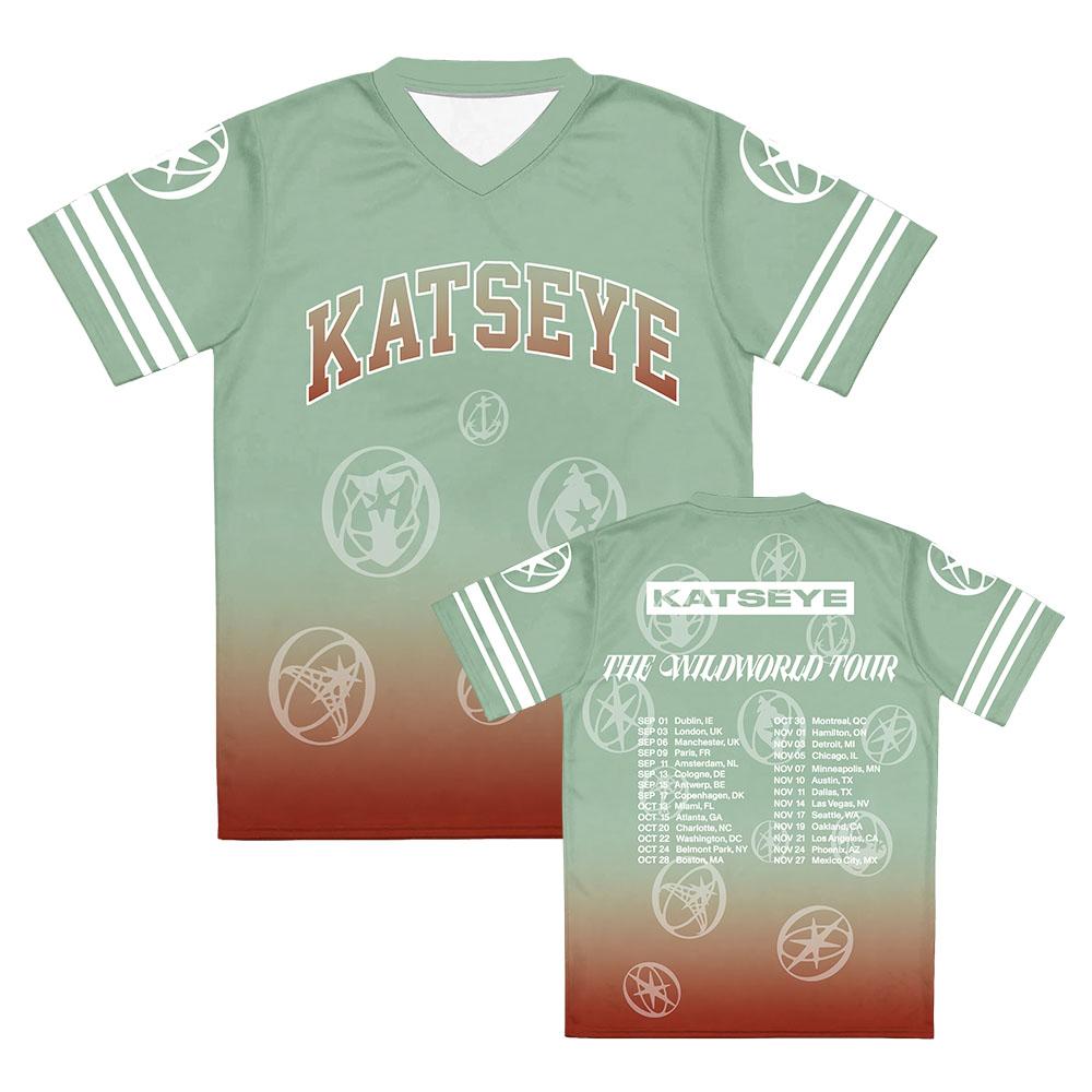 Football Jersey Football Tee WildWorld Tour 2026 Tshirts V-neck Short Sleeve Summer T-shirt Unisex Streetwear Print Top XXS