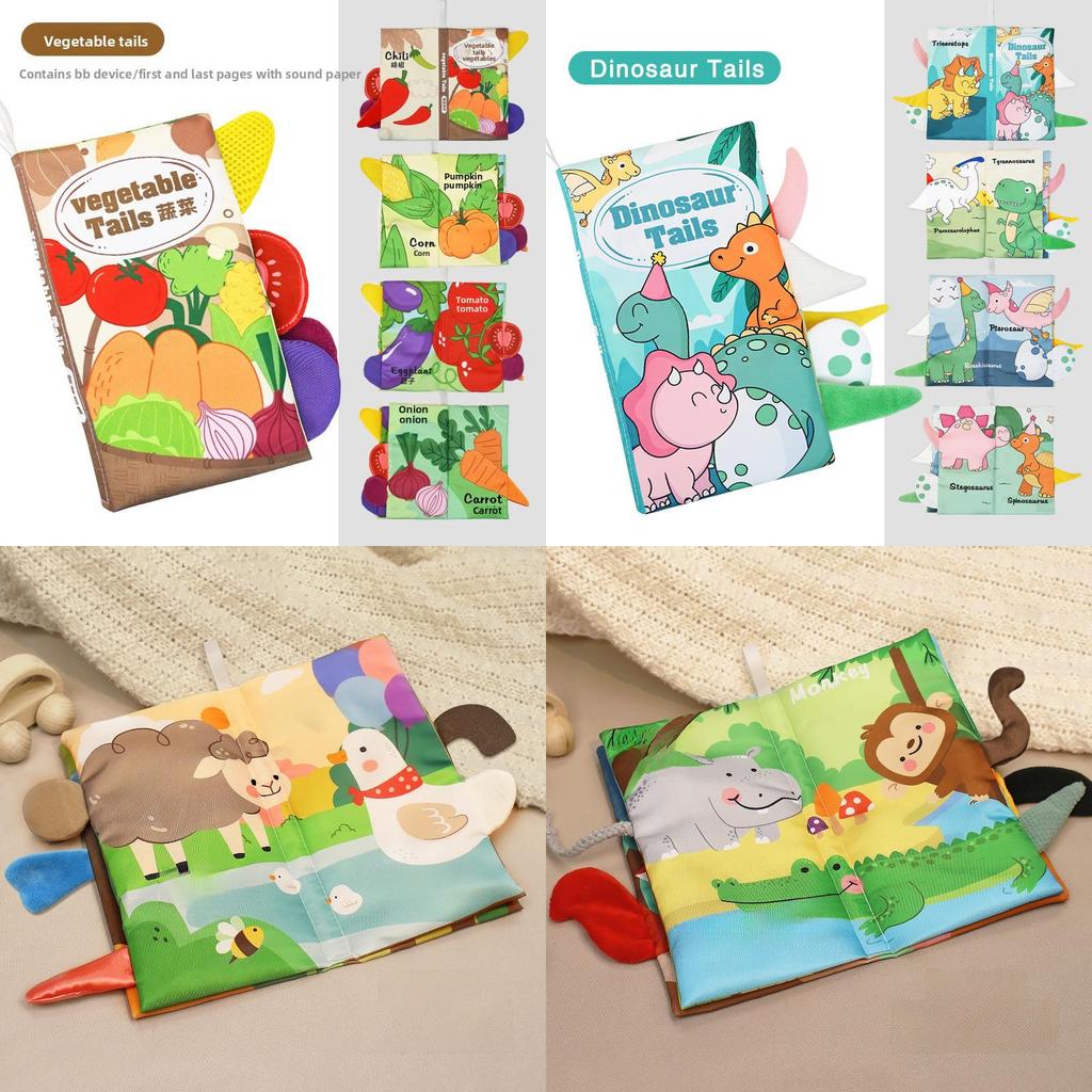Baby Tearresistant Fabric Book With Bilingual Content For Early Childhood Learning And Sensory Development