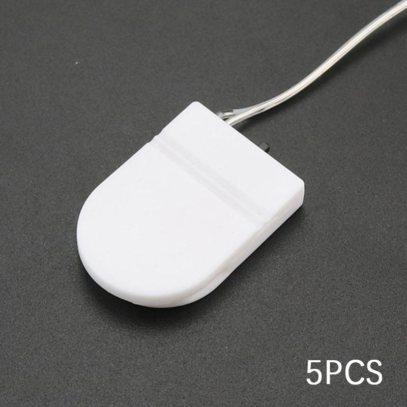 5Pcs CR2032 Button Coin Cell Battery Holders With ON-OFF Switch Leads Wire 3V Battery Box Single Slot Battery Case Cover
