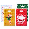 50pcs/100pcs Cookies Candies Pouches New Year Celebrate Tote Bags Party Pearlised Film Gift Packaging Random