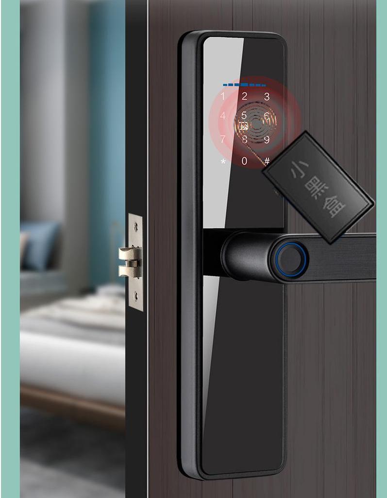 Smart Bluetooth Fingerprint Door Lock with WiFi and Password for Apartments and Homestays