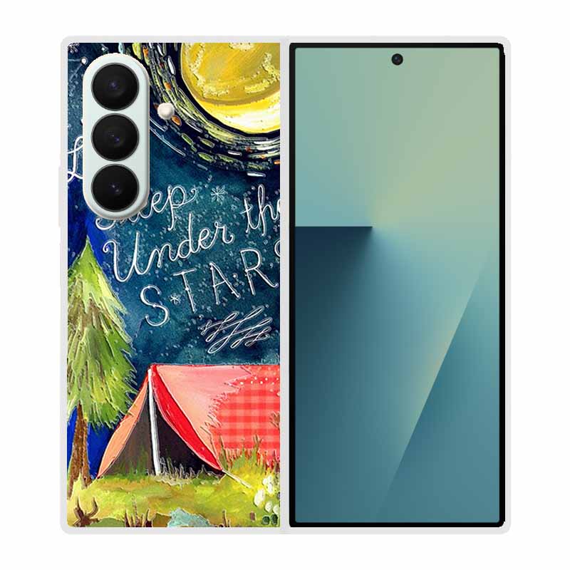For Samsung Galaxy Z Fold 7 Case Transparent Plastic Hard Back Cover Coque For Samsung Galaxy Z Fold7 5G Phone Case Cover ZFold7