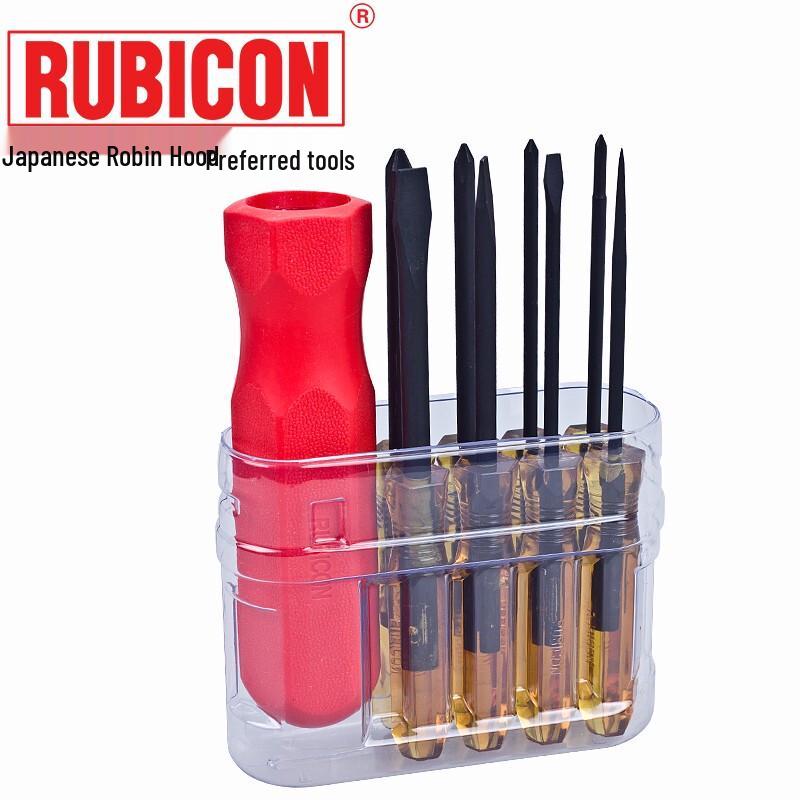 RUBICON 9-in-1 Soft Handle Screwdriver Set