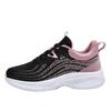 Women's Spring-Summer Flyknit Mesh Running Shoes - Soft Sole, Comfortable, and Breathable