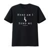 Here Am I Send Me Malawi Isaiah 6 Mission Trip Travel T Shirt Black X Large vintage Washed Top For Everyday Wear homme