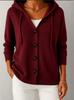 2026 Korean Retro Style Slimming Hooded Sweater
