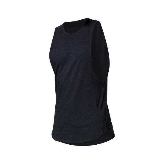 Men Summer Casual Vest O-Neck Sleeveless Letter Decoration Tank Tops Solid Color Fitness Tops with Wide Shoulder Straps Streetwear
